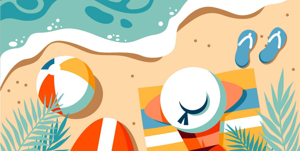 Femme au bord de la mer