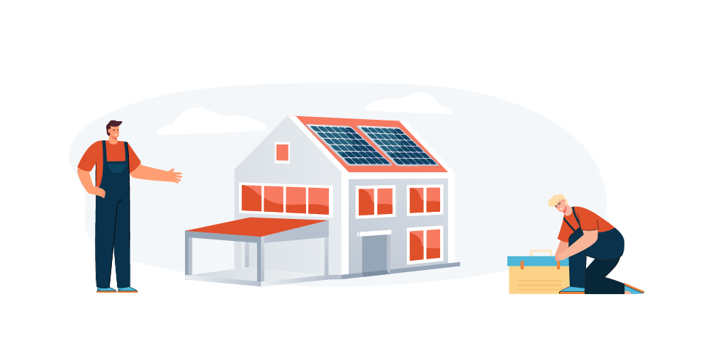 Des artisans et une maison en rénovation